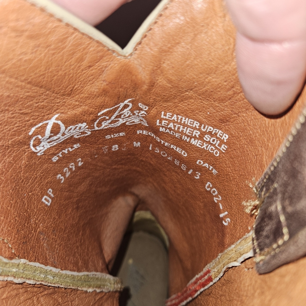 Dan Post Wms Boots Sz 8m - Picture 5 of 6